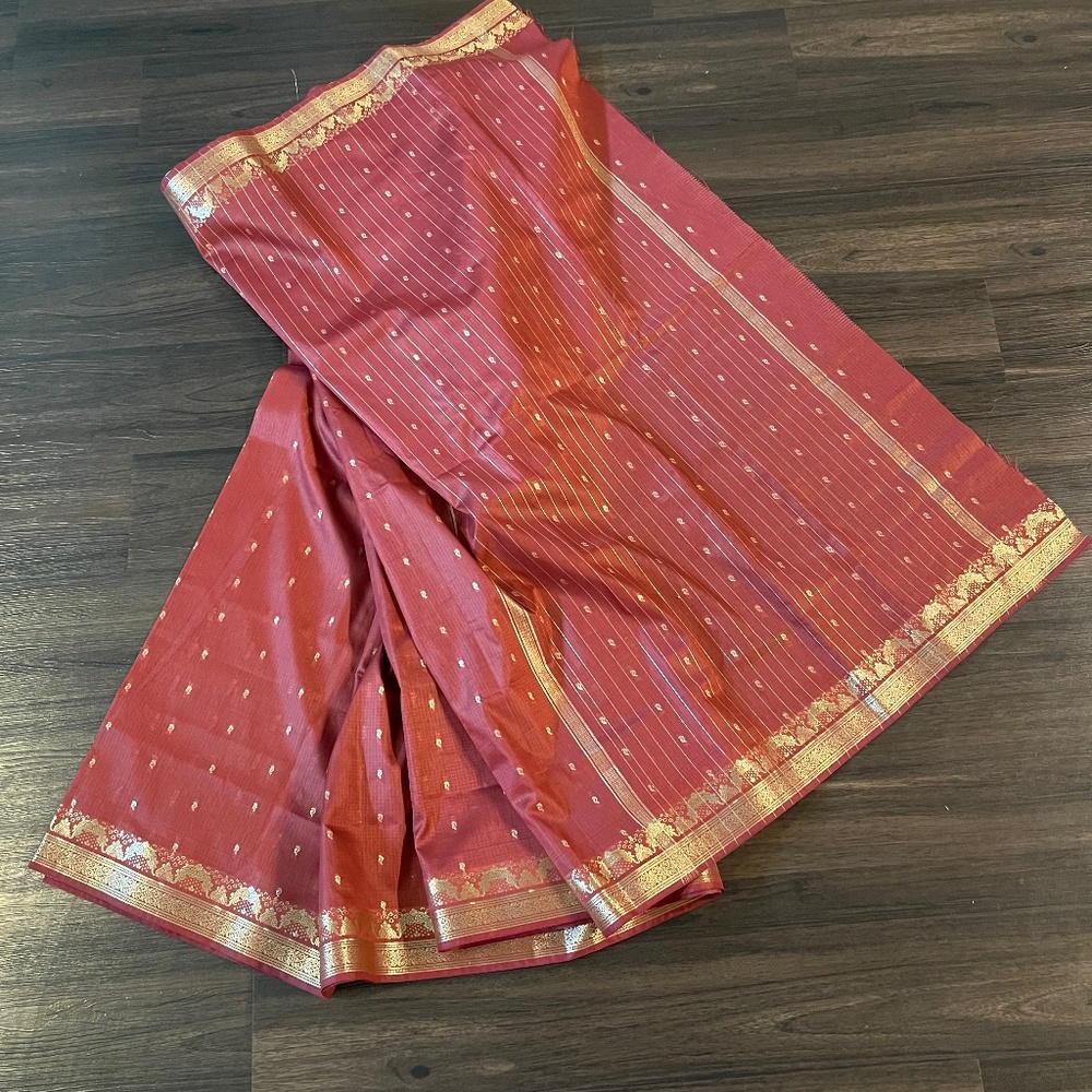 Light katan style saree